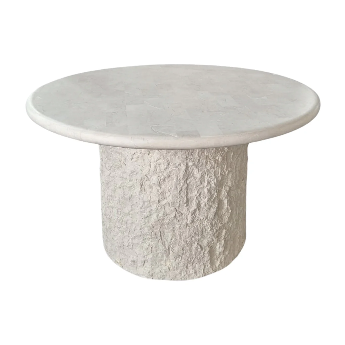 Isla Round Dining Table | 160cm | Spanish Beige Marble - Image 4