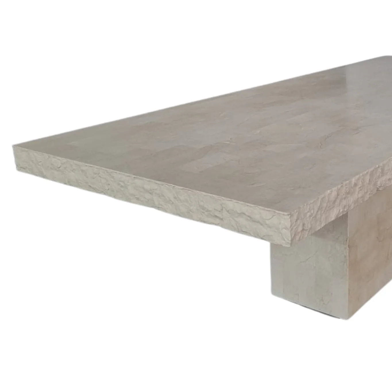 La Via Dining Table | 180cm | Spanish Beige Marble - Image 3