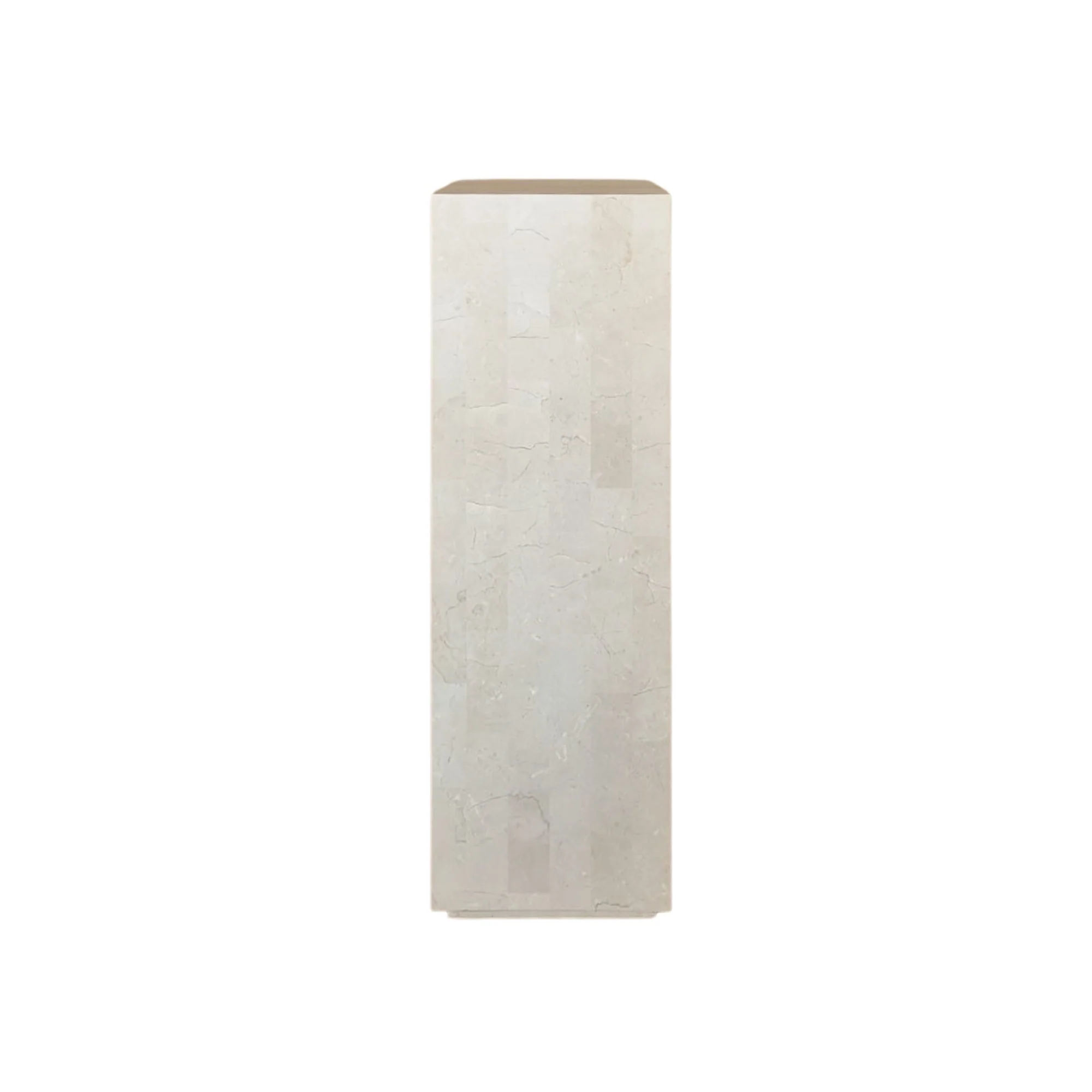 Spanish Beige Marble Plinth | Medium - Image 7